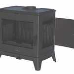 Houtkachel Bronpi, Derby 14 – Gietijzer – Zijlade